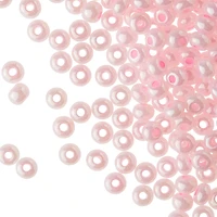 12 Pack: John Bead Pearl Opaque Czech Glass Seed Beads