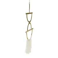 Hello Honey® Gold Geometric Metal Wall Hanging with Tassel