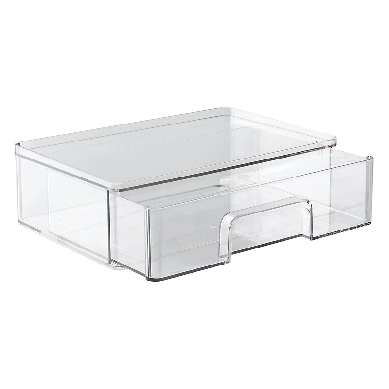 Small Clear Stacking Plastic Drawer by Simply Tidy®