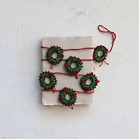 Hello Honey® 6ft. Holiday Wreaths Garland