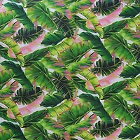 70" Green Palm Leaf Vinyl Table Cover by Ashland®