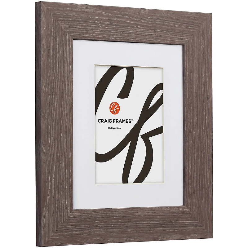 4 Pack Craig Frames American Barn Farmhouse Gray Picture Frame with Mat