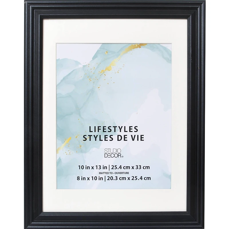 Lifestyles™ Black Frame With Mat by Studio Décor