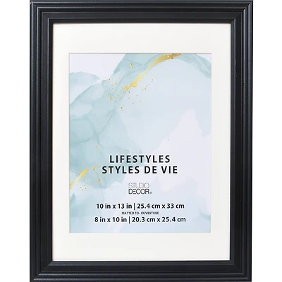Lifestyles™ Black Frame With Mat by Studio Décor