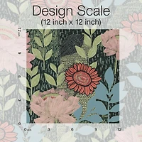 RoomMates Tamara Day Green Botanical Garden Peel & Stick Wallpaper