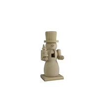 7" Snowman with Tree DIY Pinewood Nutcracker by Make Market®