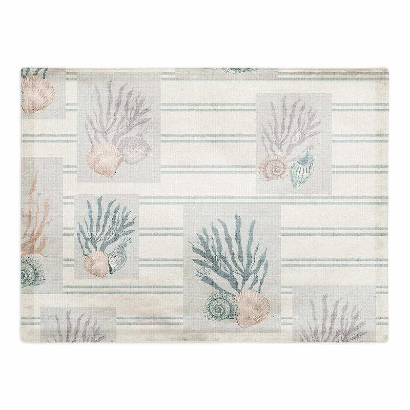 Shell Panels Cotton Twill Placemat