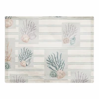 Shell Panels Cotton Twill Placemat