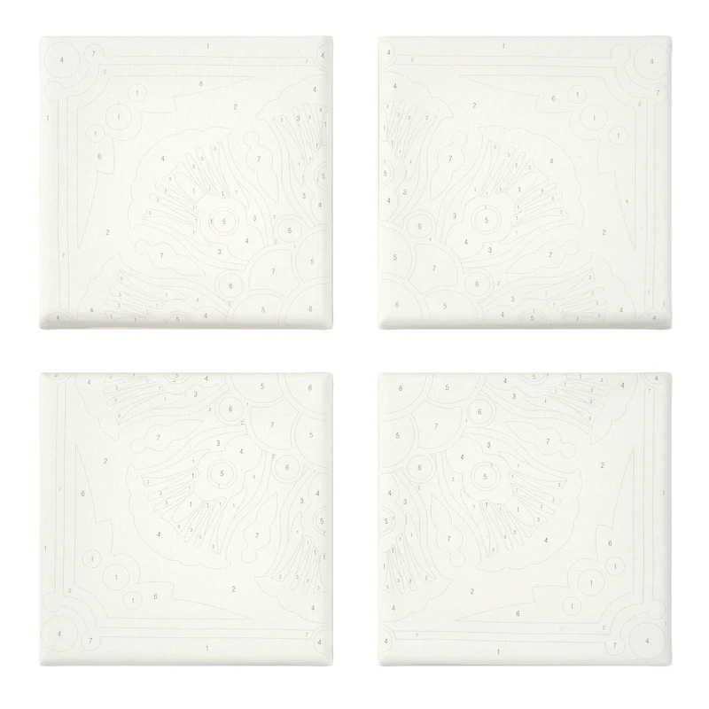 Coastal Tile Paint-by-Number Gallery Mini Kit by Artist's Loft®