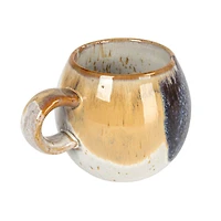 Hello Honey® 2.75" Tan & White Earthen Sip Stoneware Mugs, 4ct.