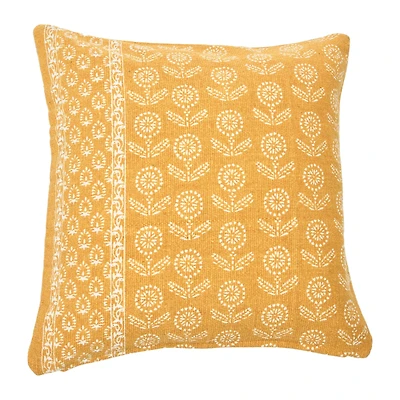 Hello Honey® 20" Square Floral Fields Pillow Cover