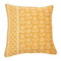 Hello Honey® 20" Square Floral Fields Pillow Cover