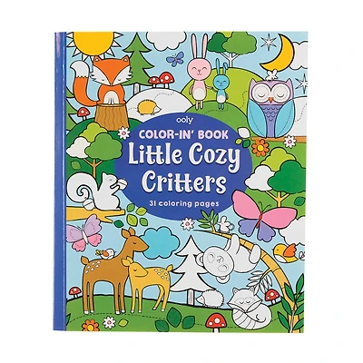 OOLY Color-in' Book: Little Cozy Critters