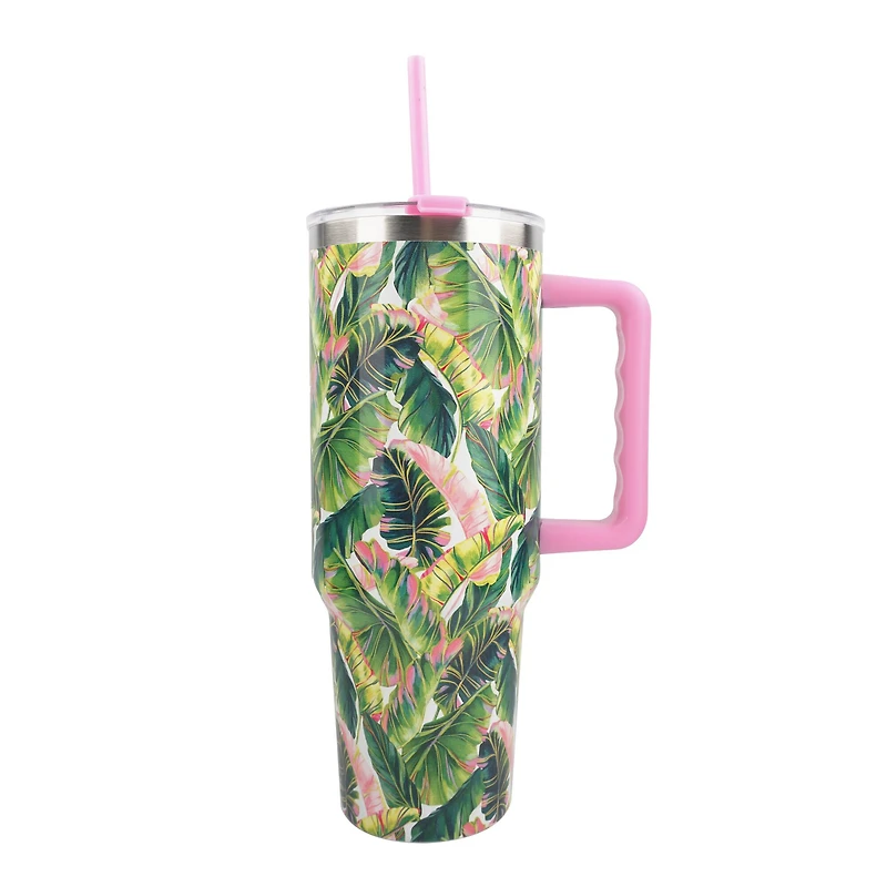 40oz. Leaf Toss Stainless Steel Insulated Tumbler by Celebrate It™
