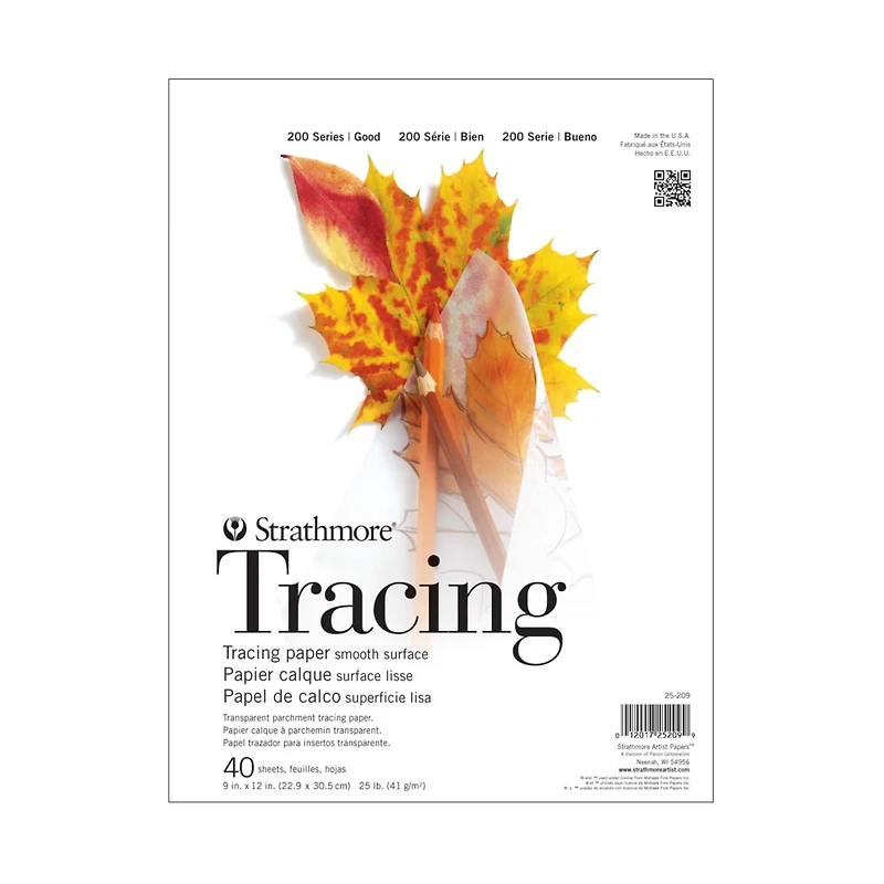 Strathmore® 200 Series Tracing Paper Pad, 9" x 12"
