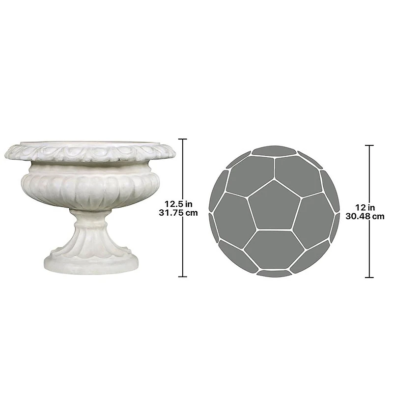 Design Toscano 12.5" Palazzo di Caserta Architectural Garden Urn