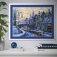 Merejka Winter Evening Counted Cross Stitch Kit