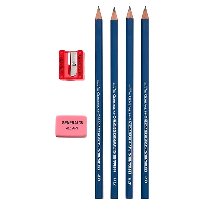 General's® Semi-Hex® Classic Graphite Drawing Pencil Set
