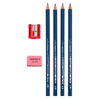 General's® Semi-Hex® Classic Graphite Drawing Pencil Set