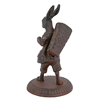 Design Toscano 6" The Wandering Rabbit Cast Iron Matchstick Sculpture