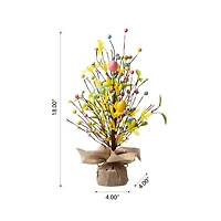 Glitzhome® 18" Easter Egg Table Tree Décor