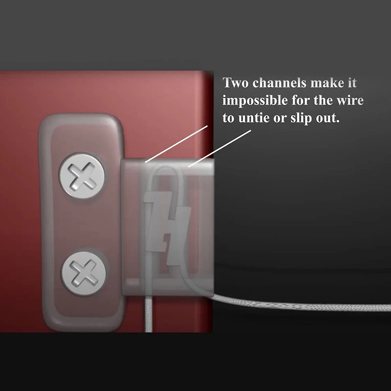 HangZ™ 50lb. Easy Tie 2 Hole D Rings, 50ct.