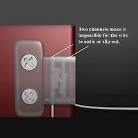 HangZ™ 50lb. Easy Tie 2 Hole D Rings, 50ct.