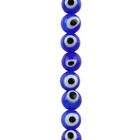 Blue Glass Round Beads by Bead Landing