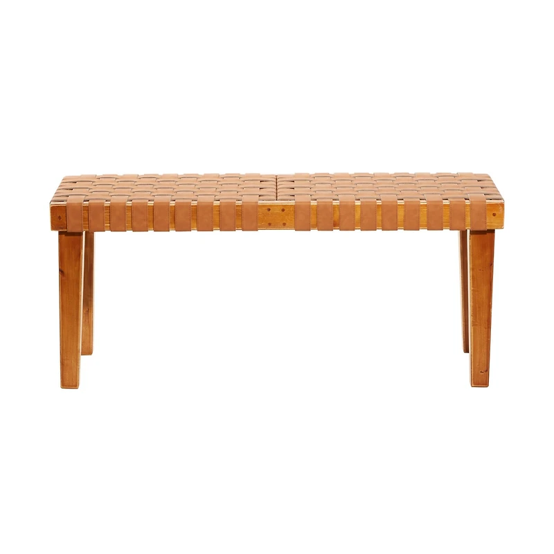 Brown Wood Rustic Bench