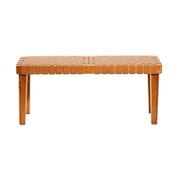 Brown Wood Rustic Bench