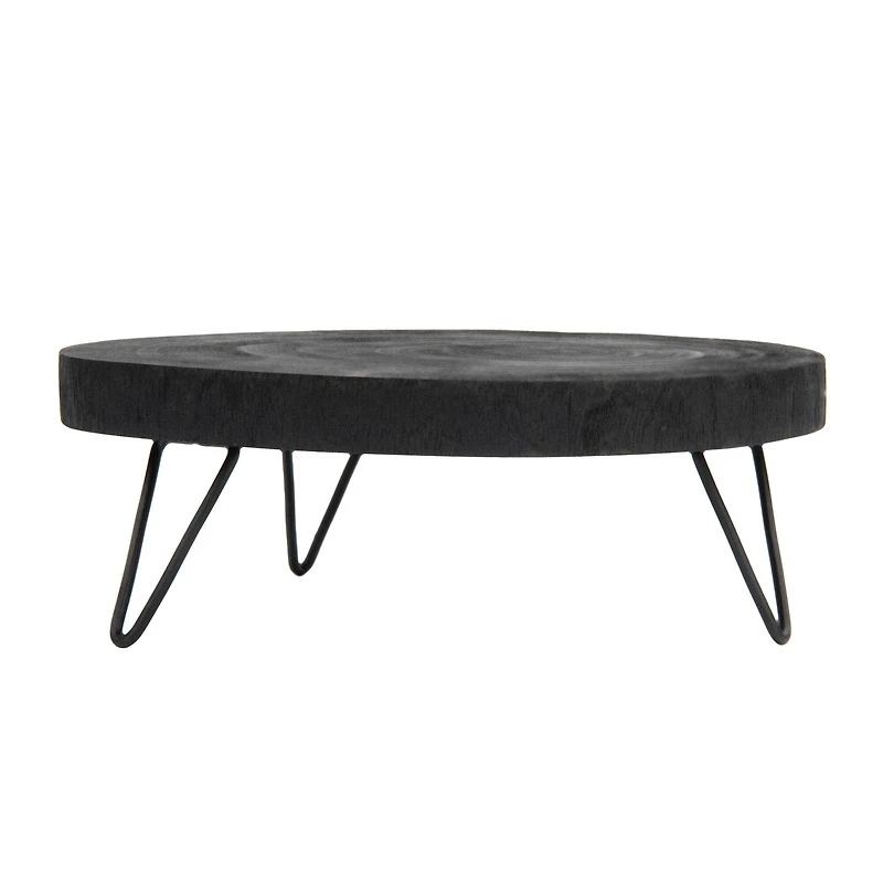 Hello Honey® Decorative Paulownia Wood Pedestal