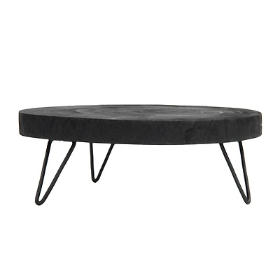 Hello Honey® Decorative Paulownia Wood Pedestal