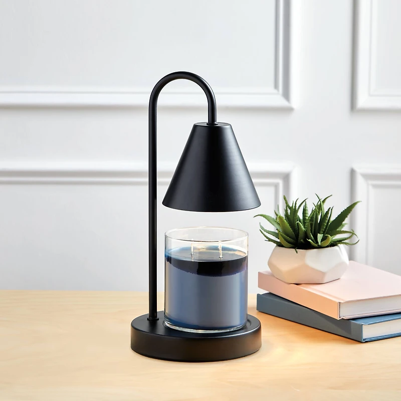 Black 12.4" Candle Warmer Lamp by Ashland®