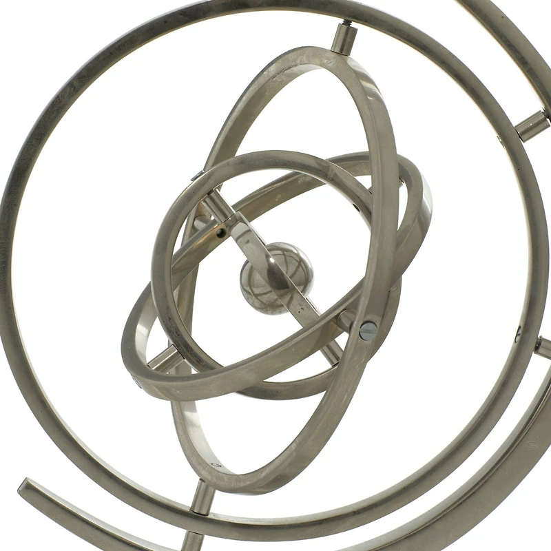 13" Glam Silver Armillary Table Accent