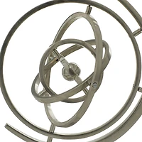 13" Glam Silver Armillary Table Accent