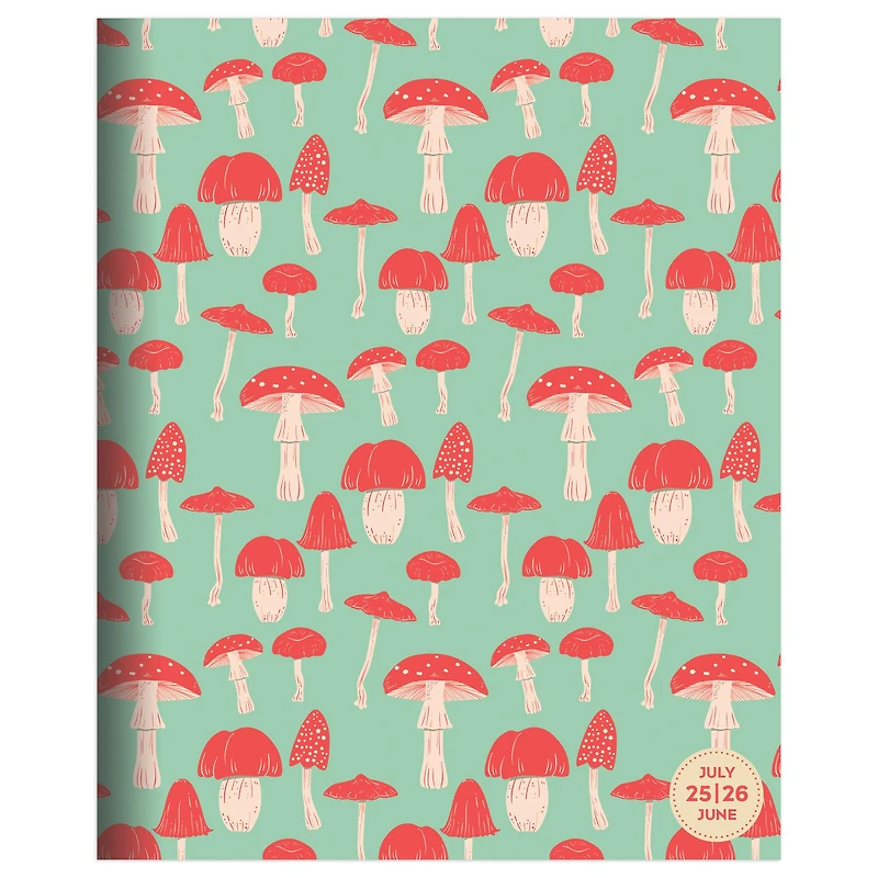 TF Publishing 2025-2026 Magic Mushroom Medium Monthly Planner