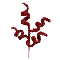 11" Red Glitter Tinsel Coil Pick by Ashland®