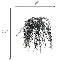 15" Black Hanging Leaves Pick by Ashland®