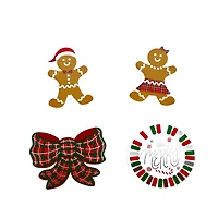 Peppermint Plaid Vinyl Die-Cut Stickers by Recollections™