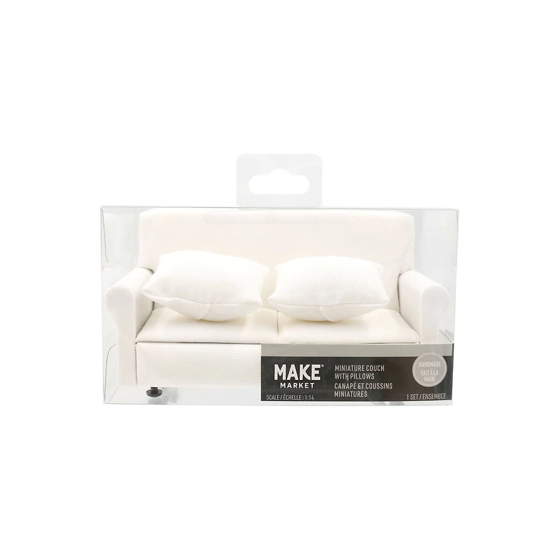 Miniature White Couch by Make Market®