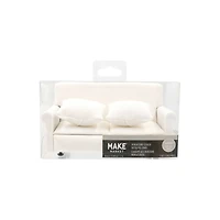 Miniature White Couch by Make Market®