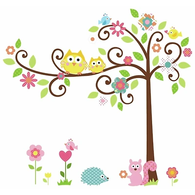 RoomMates Scroll Tree Peel & Stick Wall Decals
