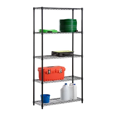 Honey Can Do 5 Tier Black Shelf