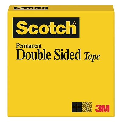 3M Scotch® Double Sided Tape, 3/4" x 36yd.