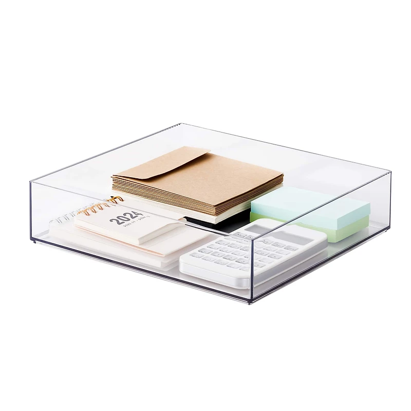 8" x 8" Clear Stacking Storage Tray by Simply Tidy™