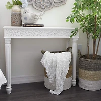 Farmhouse Mango Wood Console Table