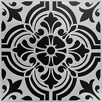 PA Essentials Fleur De Lis Tile Stencil, 12" x 12"