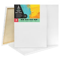 Arteza® 18" x 24" White Classic Stretched Canvases