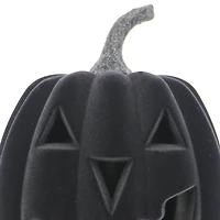 9.5" Flocked LED Jack-O'-Lantern Tabletop Décor by Ashland®