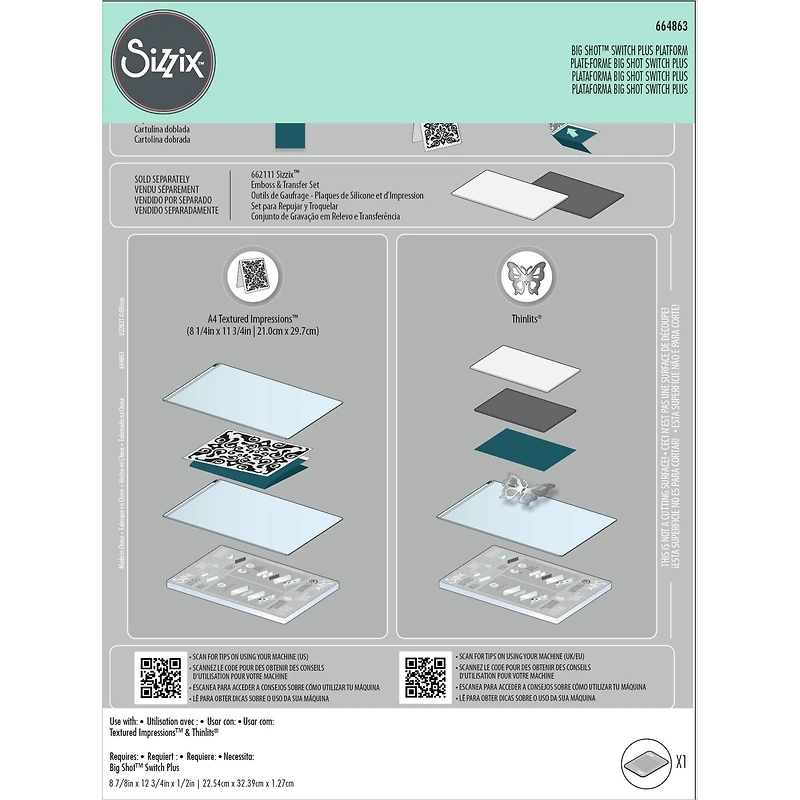Sizzix™ Big Shot™ Switch Plus Standard Platform